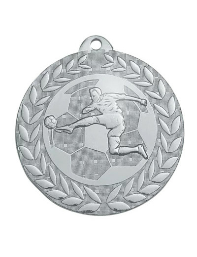 Medaille frappee fer foot 50mm