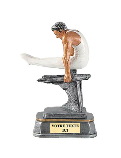 Trophee resine gym homme h. 21 cm