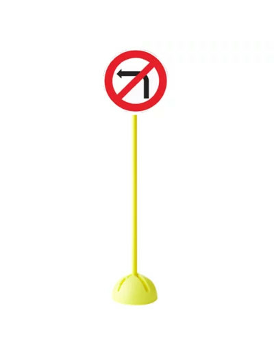 Panneau interdiction de tourner a