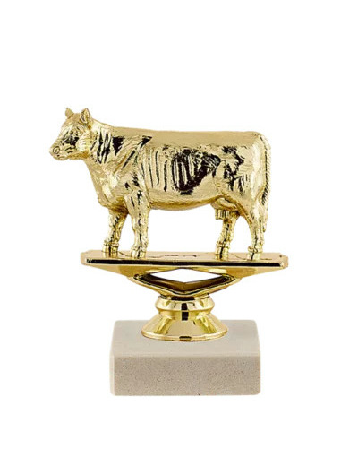 Trop sujet plas or animaux h 11cm