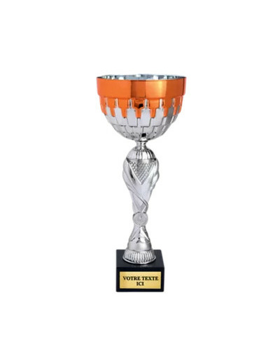 Coupe classique argent/bronze haute