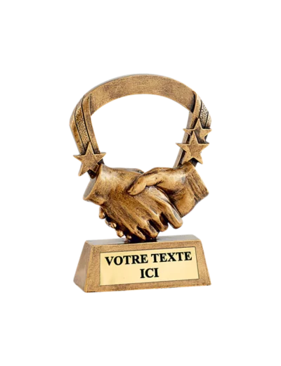 Trophee resine fair play h.11 cm