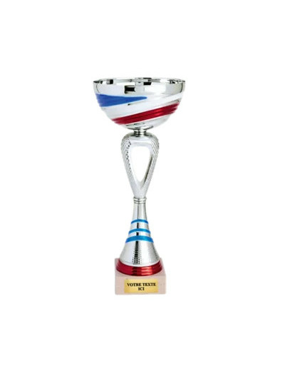 Coupe classique argent/bleu/blanc/r