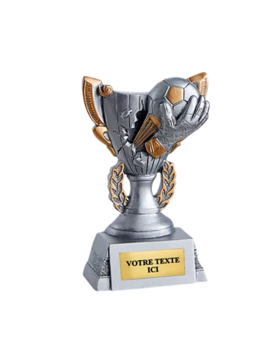 Trophee resine discip football h 11cm
