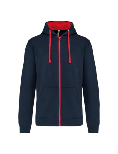 Sweat zippe capuche