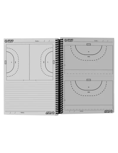 Carnet coach handball a spirales a5