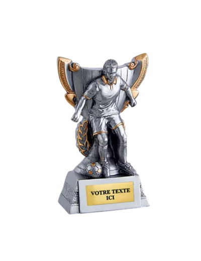 Trophee resine discip football h 11cm