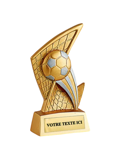 Trophee resine eco foot h.11cm