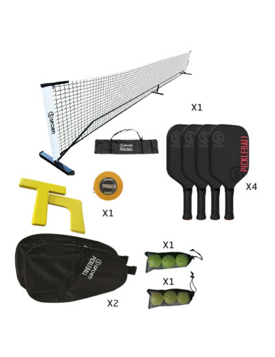Kit complet pickleball-fibre verre