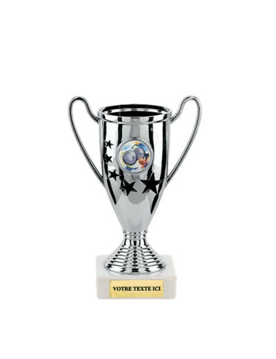Lot de 12 coupes en argent bol abs h.16cm