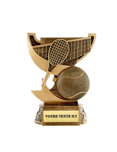 Trophee resine tennis h. 15 cm
