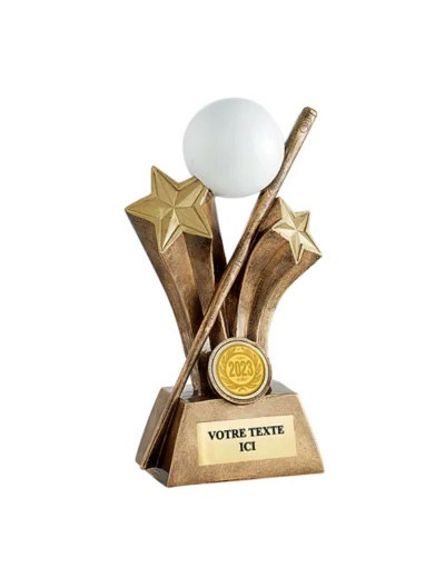 Resine billard h. 20 cm
