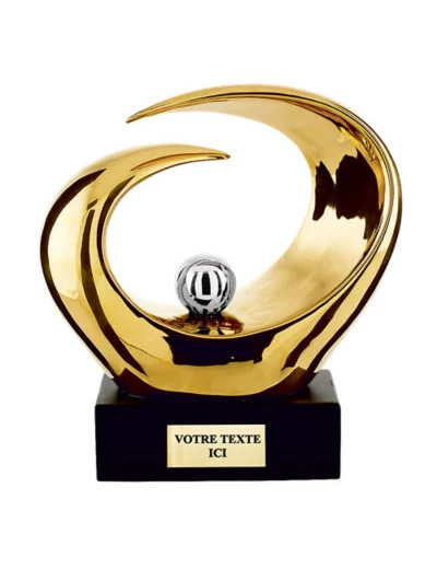 Trophee en ceramique h. 25 cm