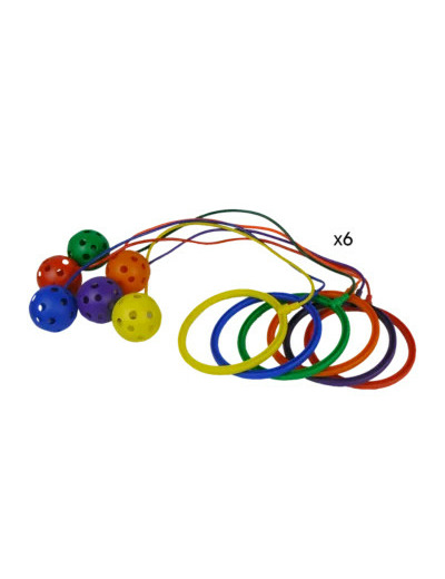 Lot de 6 balles au pied