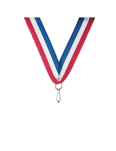 Ruban medaille tricolore modèle fin