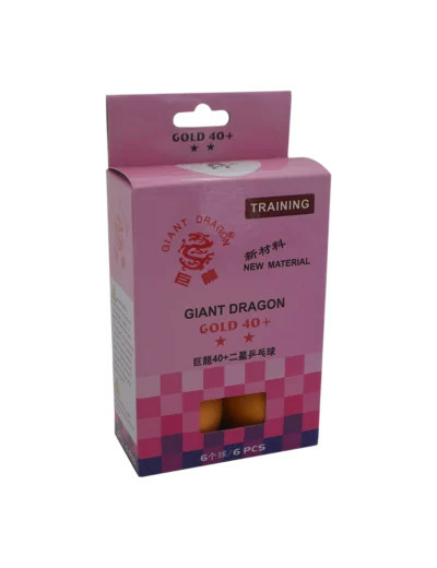 Boite 6 balles de ping-pong