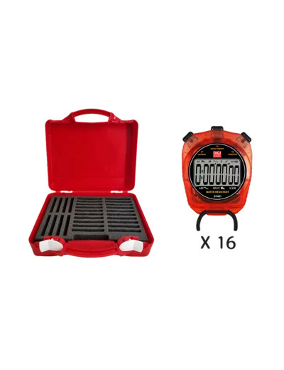 Kit 16 chrono dt481 + malette rigid
