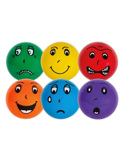 Lot de 12 balles émotions