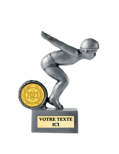 Resine natation junior h. 12 cm