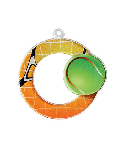 Medaille plexi diam50 tennis