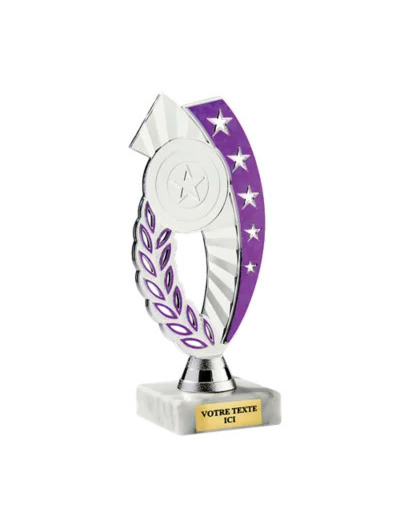 Petit trophee plastique monte or/vi