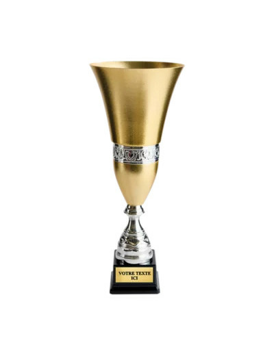 Coupe prestige or/argent hauteur 55