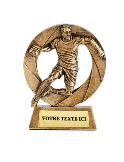 Trophee resine eco hand h. 11 cm