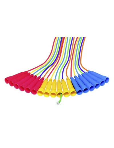 Lot de 6 cordes à sauter multicolores270