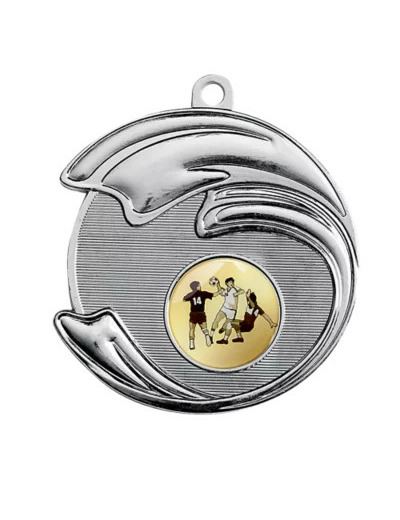 Medaille zamak diam70mm argent