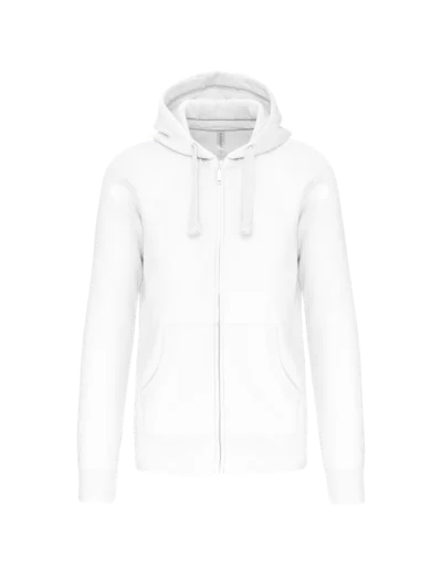 Sweat capuche zippe