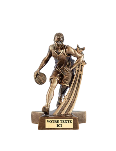 Trophee resine joueur basket h. 20 cm