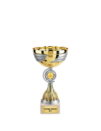 Coupe class or/arg m h 26cm d 140mm