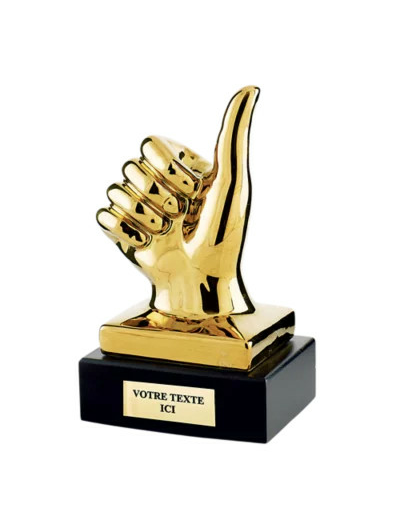 Trophee ceramique 19cm