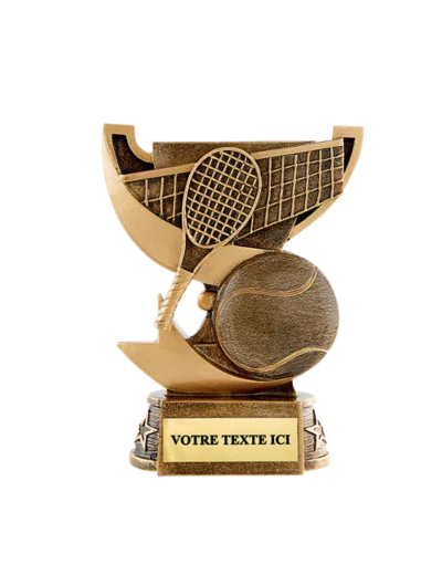 Trophee resine tennis h. 15 cm