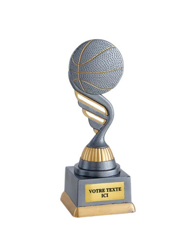 Trophee plas basket-ball h 18 cm
