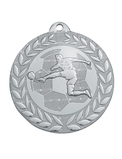 Medaille frappee fer foot 50mm