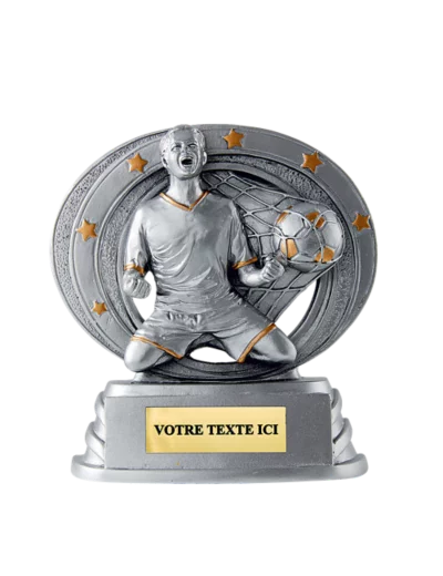 Trophee resine eco joueur foot h.11cm