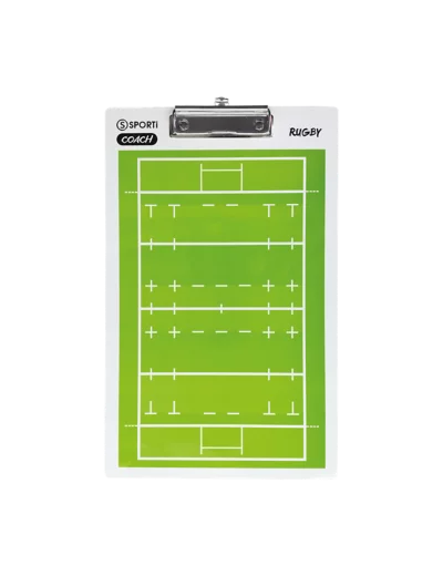 Carnet tactique recto-verso rugby