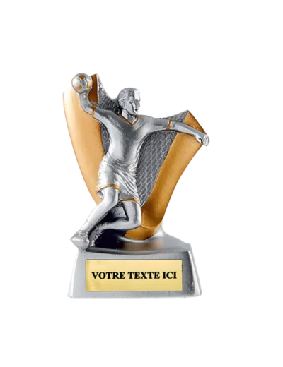 Trophee resine eco handball h h. 10 cm