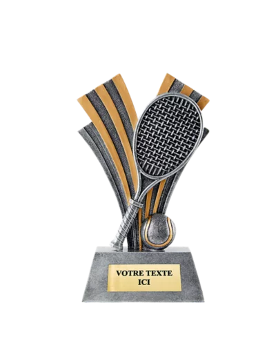 Trophee resine tennis h. 22 cm