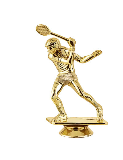 Sujet plastique or squash h. 12cm