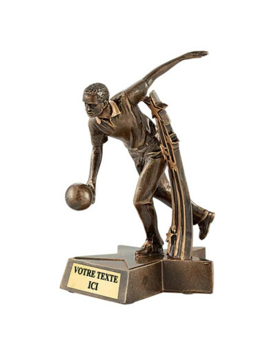Resine bowling homme h. 20 cm