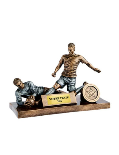 Trophee resine discipline argent/br