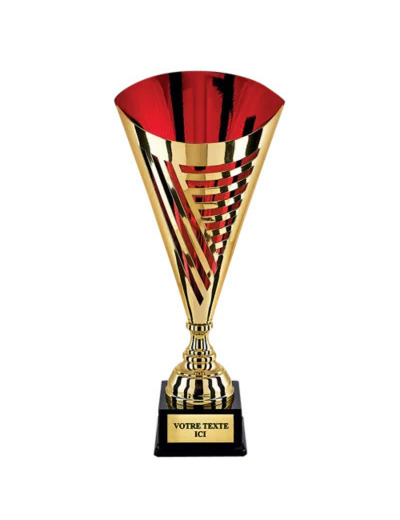 Coupe prest or/rouge h 75 cm