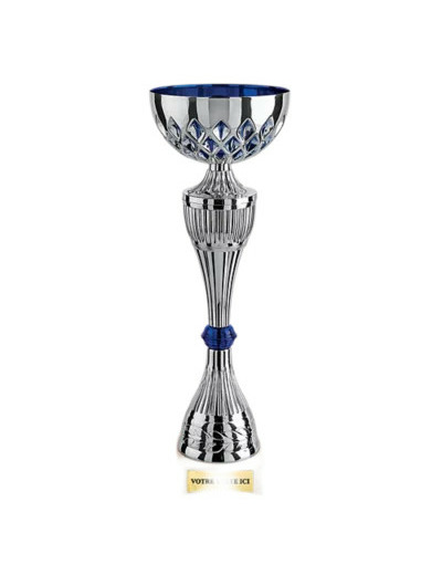 Coupe class arg/bleu h 38cm d 140mm