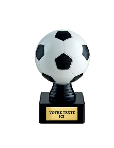 Trophee plastique football h 13 cm