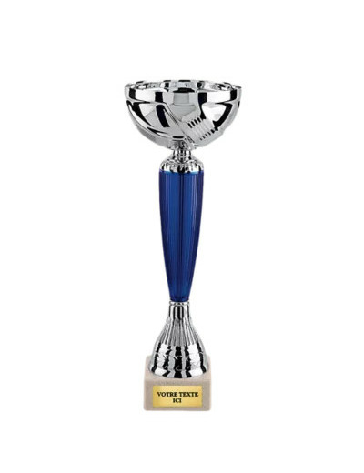 Coupe eco arg/bleu h 28cm d 100mm