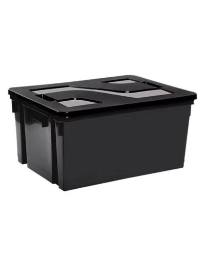 Bac de rangement 50 l avec couvercle