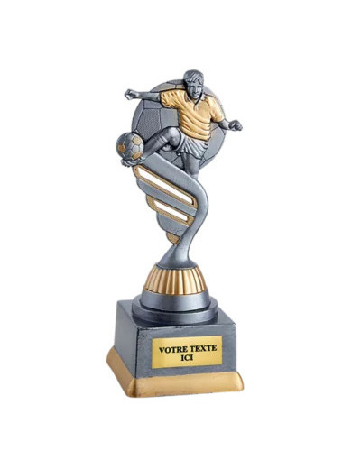 Trophee plastique football h 18 cm