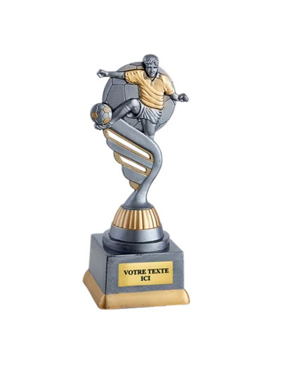 Trophee plastique football h 18 cm